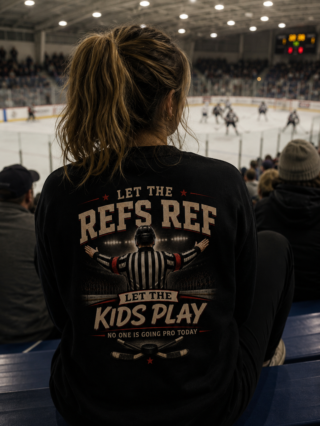 Let The Refs Ref Hockey T-Shirt