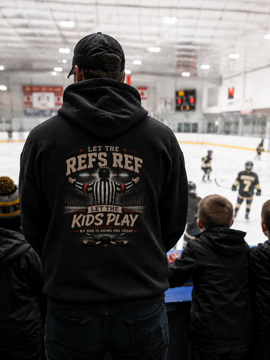 Let The Refs Ref Hockey Hoodie